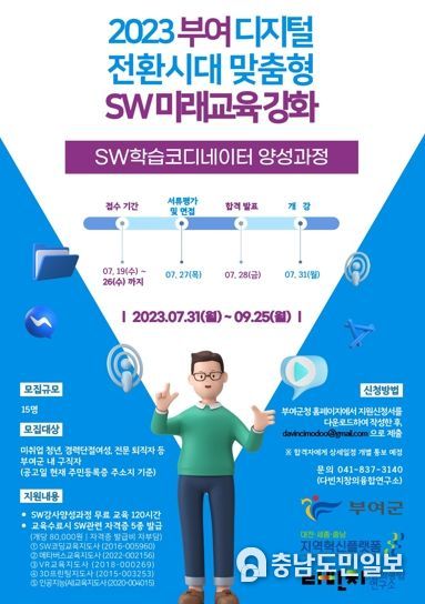 SW학습코디네이터 양성 과정 포스터