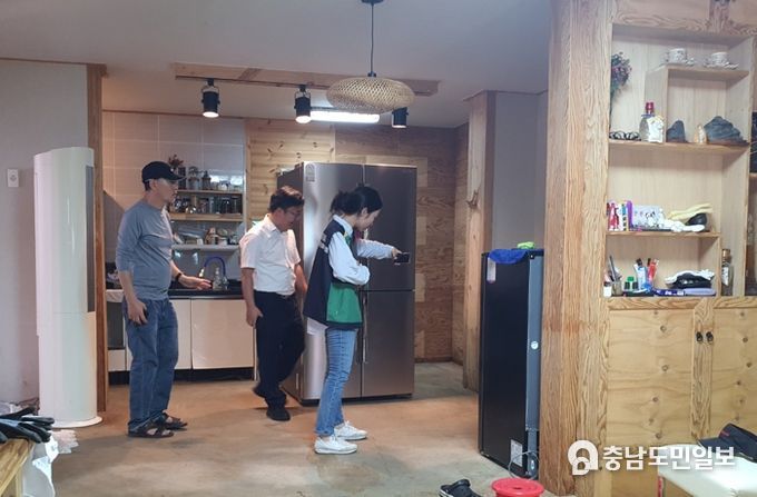 공주시, 건축·토목설계협회와 수해 주택 현장 긴급 점검