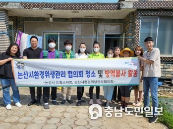 봉사활동 모습, 기념사진 등