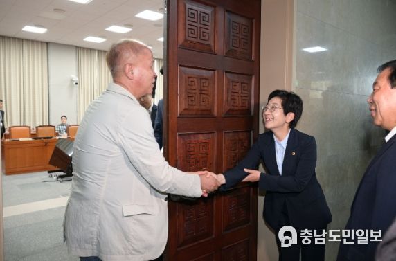 이순열 세종시의회 의장 국회 방문