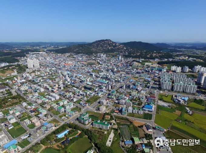 태안읍 항공사진.
