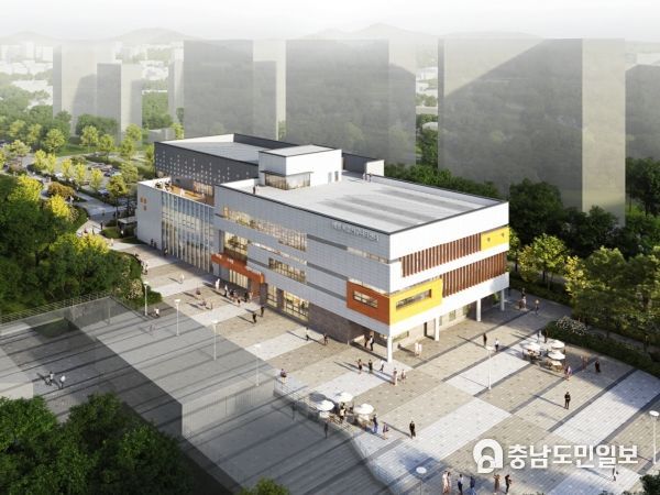아산시 배방복합커뮤니티센터 조감도