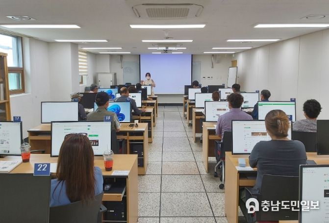 지난해 실시된 ‘2022년 e-비즈니스 온라인마케팅 교육’ 모습