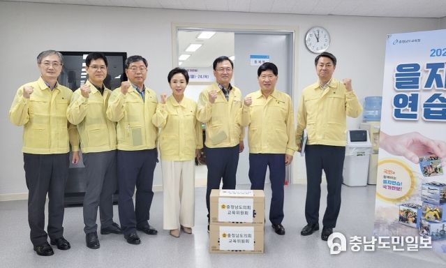 충남도의회 교육위원회, 2023 을지연습 현방방문 격려