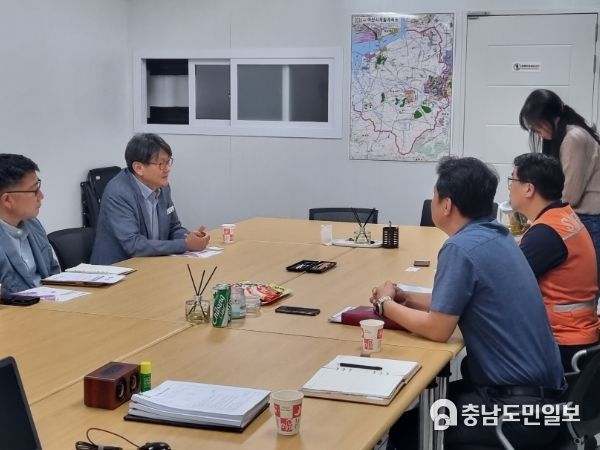 아산시 ‘지역건설산업 활성화’ 위한 건설 현장 방문
