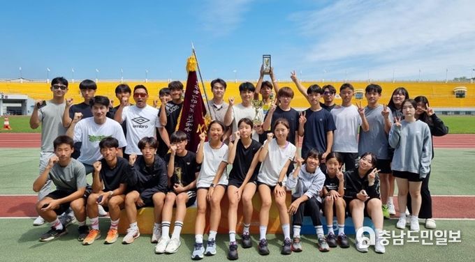 논산계룡교육지원청, 2023 충청남도교육감기육상경기대회 종합 2위 달성