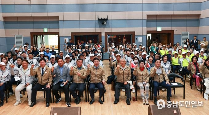 계룡시, 충청남도장애인체육대회 출전 선수단 결단식 열어