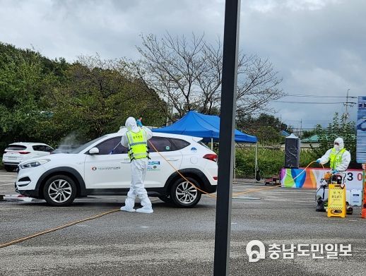 홍성군, 아프리카돼지열병, 구제역 가상방역훈련 진행