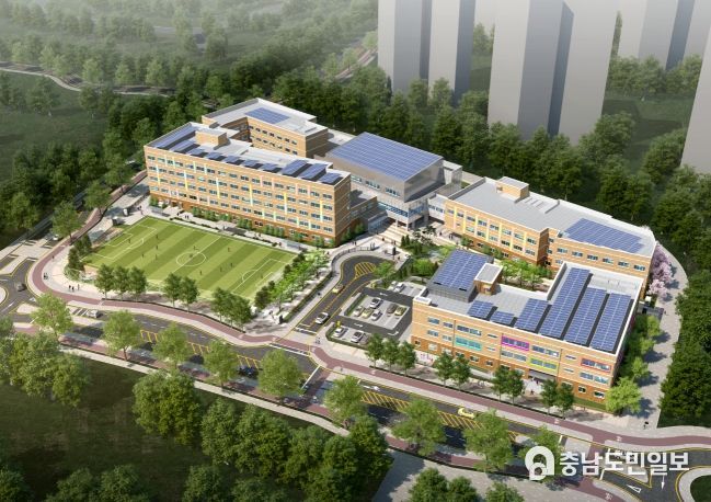 바른유치원 바른초등학교 조감도
