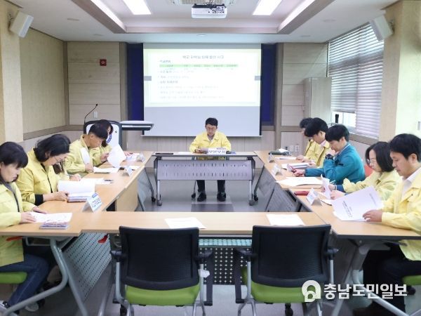 논산계룡교육지원청, 재난대응 안전한국 훈련과 연계한 학교 과학실 화재 폭발사고 토론기반훈련 실시