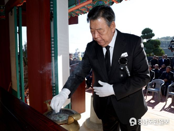 태안군, 제19회 우운 문양목 선생 추모식 개최