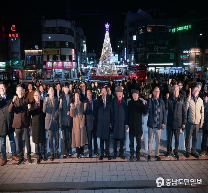 세종시 조치원 원도심 빛거리로 환하게 밝혀진다