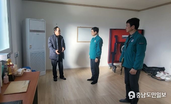 세종시 김하균 행정부시장, 한파쉼터 관리실태 점검