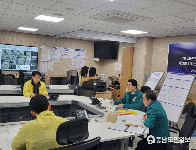 박경귀 시장 신속한 제설 및 안전사고 예방 당부