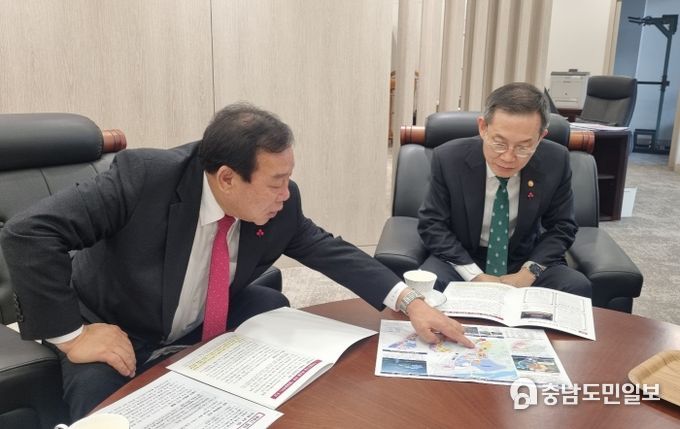 최민호 세종시장, 퀀텀빌리지 조성 정부 지원 당부