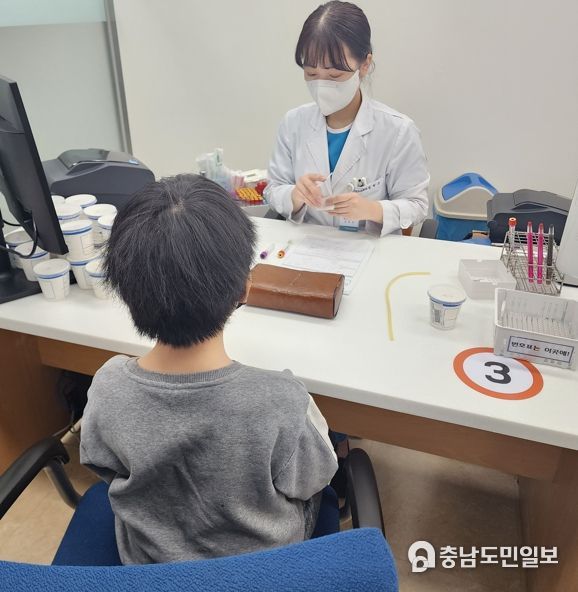 지난 23일 서산의료원에서 진행된 건강검진과 심폐소생술 교육