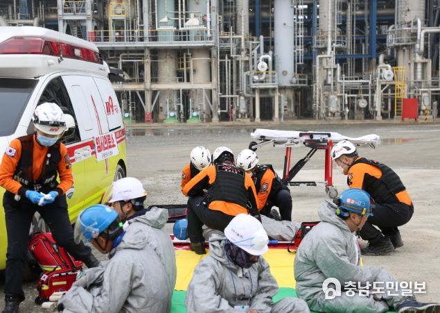 서산소방서, 대형 재난 대비 ‘레디코리아’ 훈련 실시