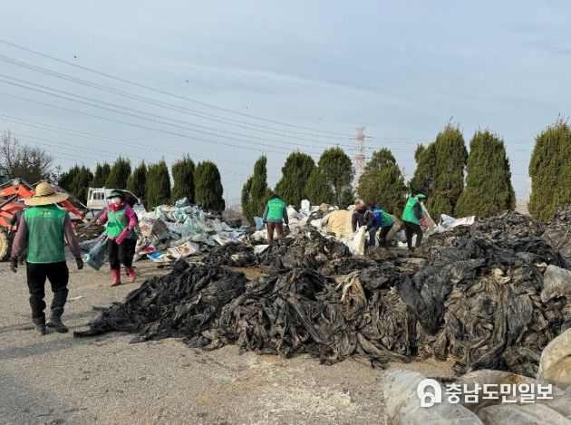 폐자원 수거 봉사활동 진행사진