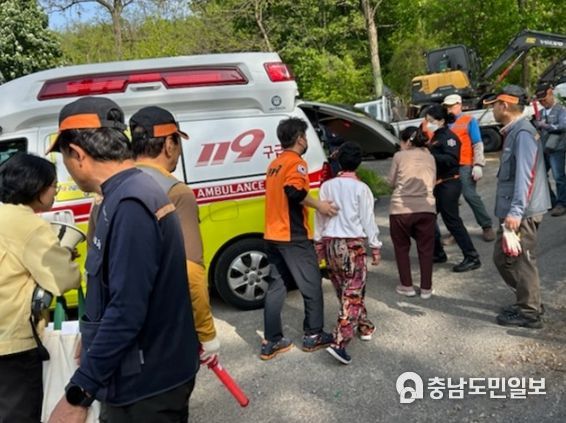 미추홀구, 산사태 재난 대비 주민대피훈련