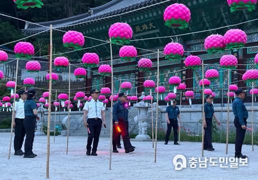 중부서, 부처님 오신 날 맞이 관내 사찰