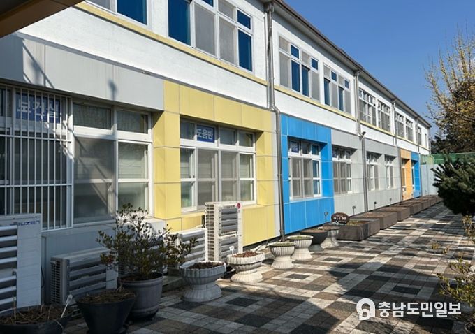 내진보강 공사 완료 후 동명초등학교