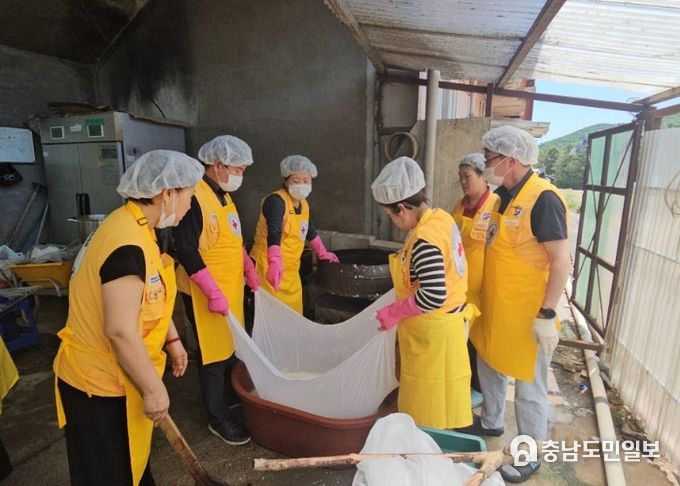 여주시 강천 하나로 적십자 봉사회, 이웃 사랑의 음식 봉사 추진