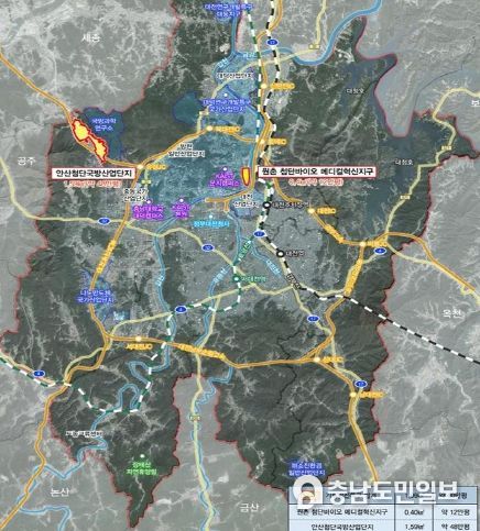 기회발전특구 입지 현황도