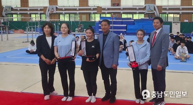 체조대회 수상사진