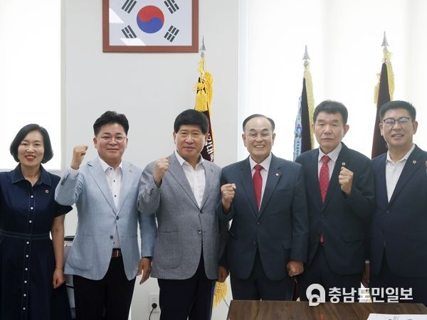 제12대 충남도의회 후반기 의장단 도내 주요기관 방문