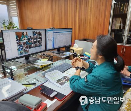 맹은영 부시장 현장점검 및 영상회의 사진