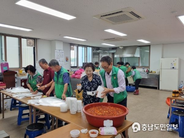 예산군새마을부녀회, 어르신 밑반찬 나눔 행사 추진