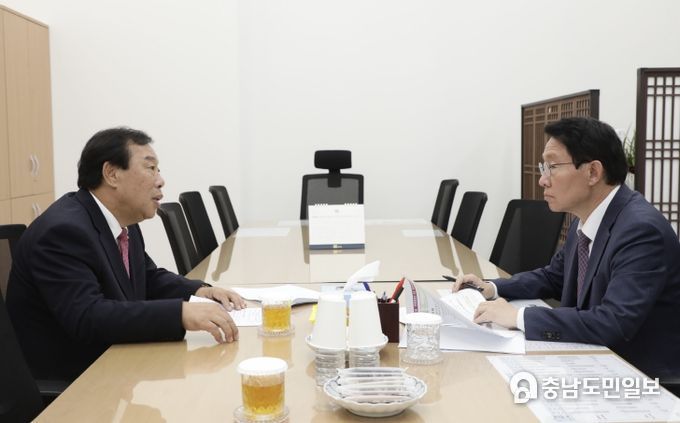 세종시 최민호 시장, 여당에 시정 현안 전폭 지원 요청