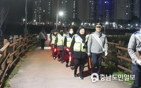 대전경찰청 함께 지키는 지역 치안, 둔곡동 주민과 함께하는 유공자 간담회·합동순찰