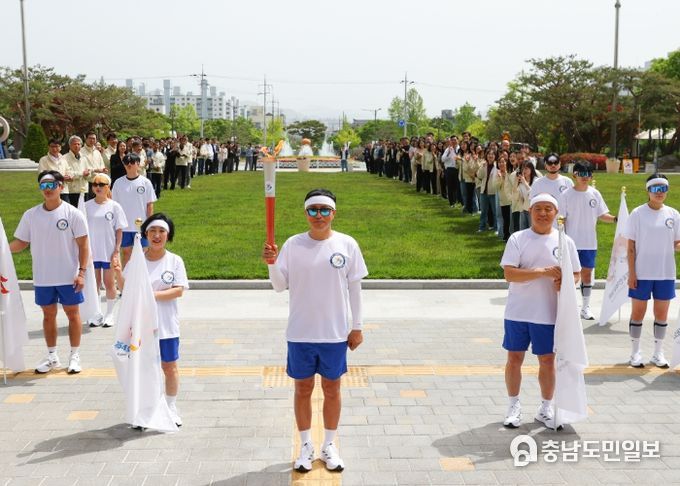 제64회 충북도민체육대회 성화, 충주에서 힘찬 출발